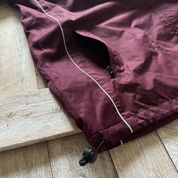 New Balance Maroon Zip Windbreaker - Picture 2 of 8